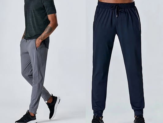 2-Pack Vastram Power Stretch Joggers Blue and Gray( PACK OF 2)